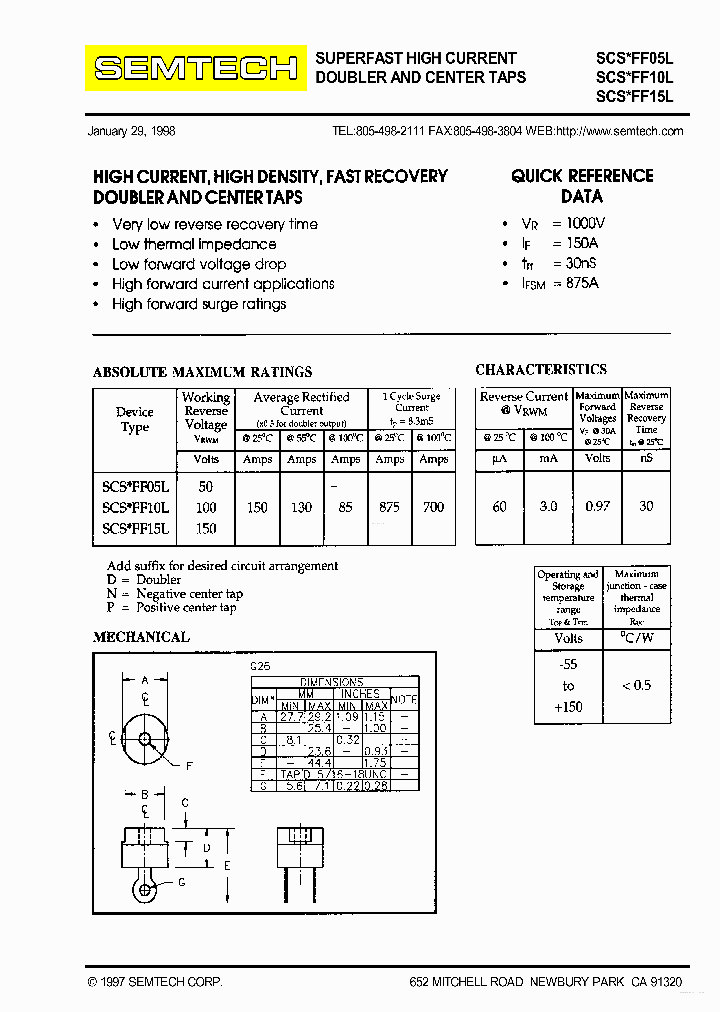 SCSFF15L_7736308.PDF Datasheet