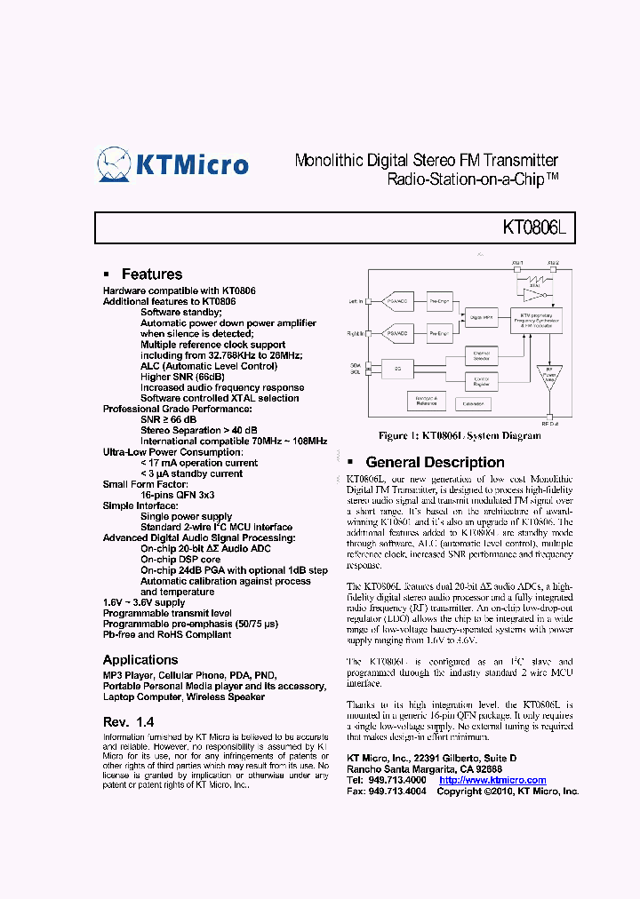 KT0806L_7734934.PDF Datasheet