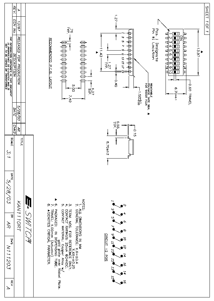 N111203_7737922.PDF Datasheet Download --- IC-ON-LINE