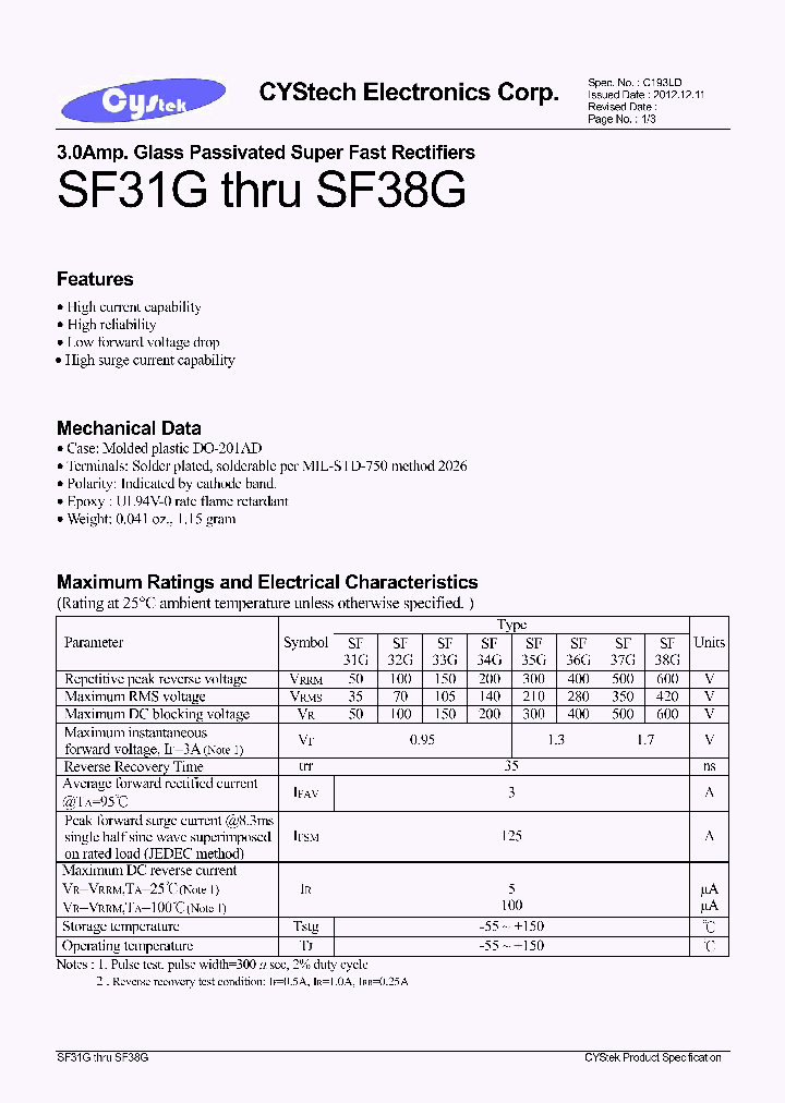 SF37G_7738997.PDF Datasheet