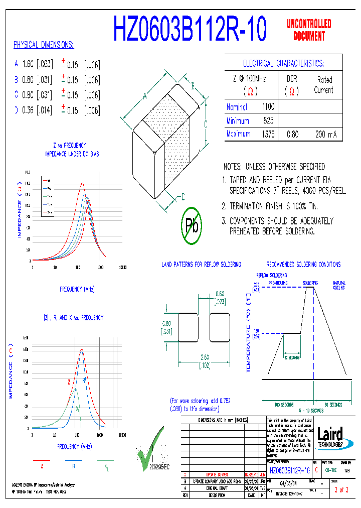 HZ0603B112R-10_7749810.PDF Datasheet