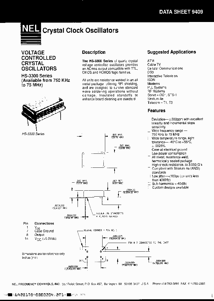 HS3300_7753296.PDF Datasheet Download --- IC-ON-LINE
