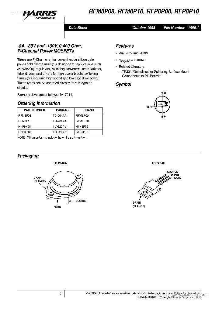 RFM8P10_7744668.PDF Datasheet