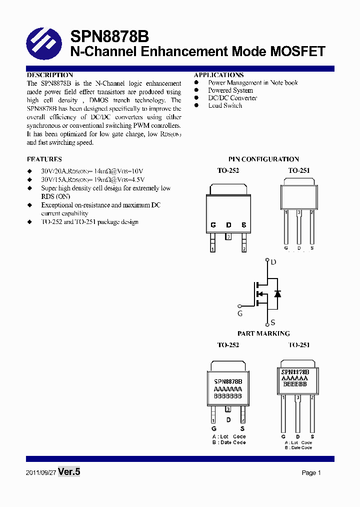 SPN8878B_7783217.PDF Datasheet