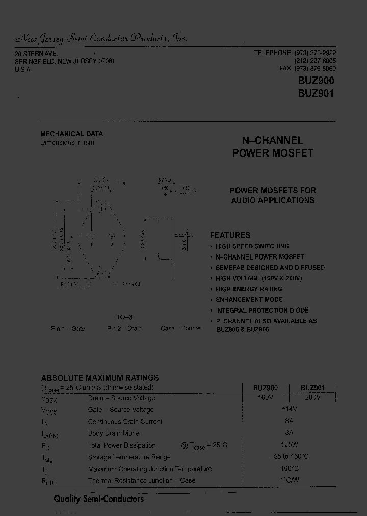 BUZ901_7806213.PDF Datasheet