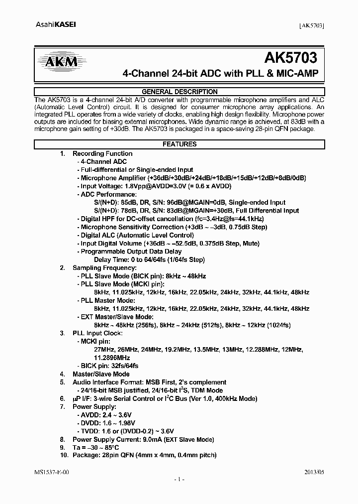 AK5703_7804778.PDF Datasheet