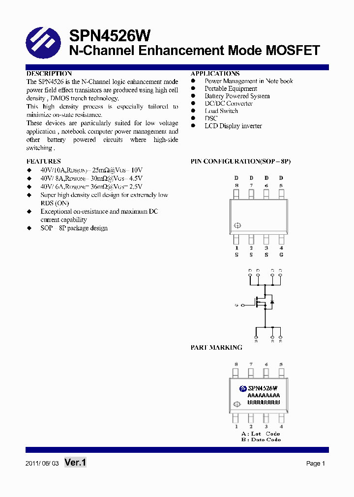 SPN4526WS8RGB_7817809.PDF Datasheet