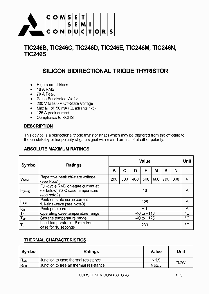 TIC246D_7818713.PDF Datasheet