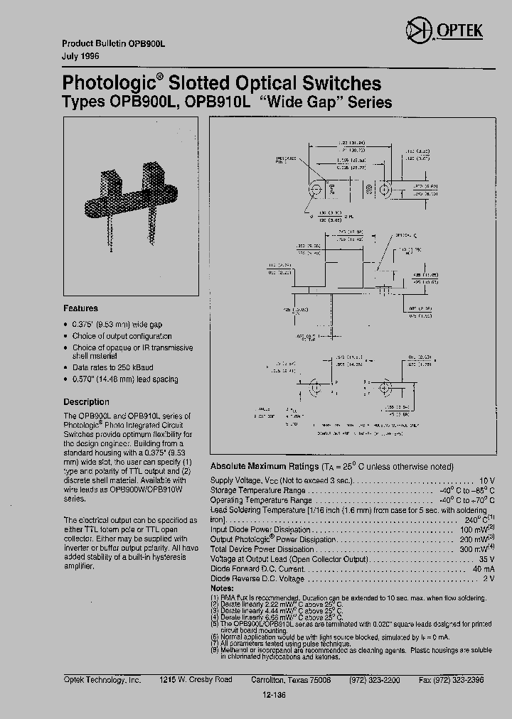 OPB901L55_7818042.PDF Datasheet