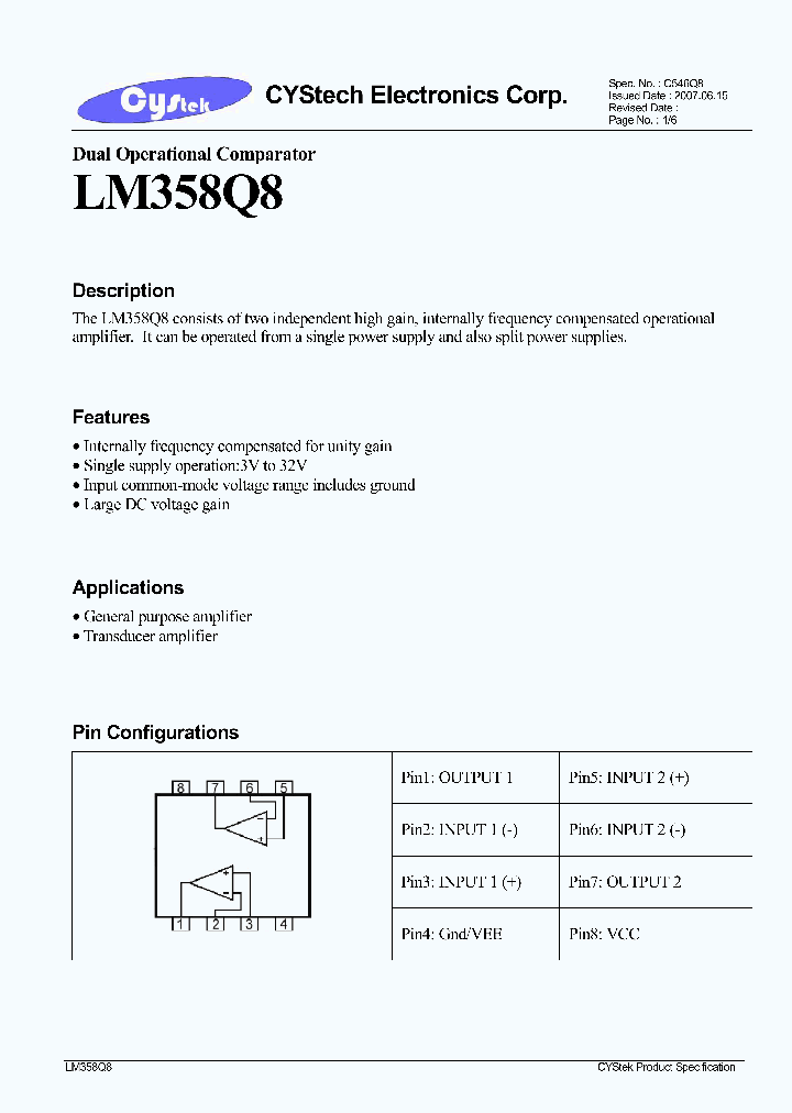 LM358Q8_7817472.PDF Datasheet