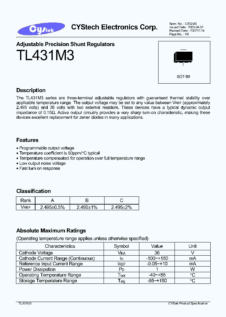 TL431M3_7791081.PDF Datasheet