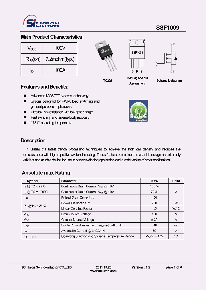 SSF1009_7780709.PDF Datasheet