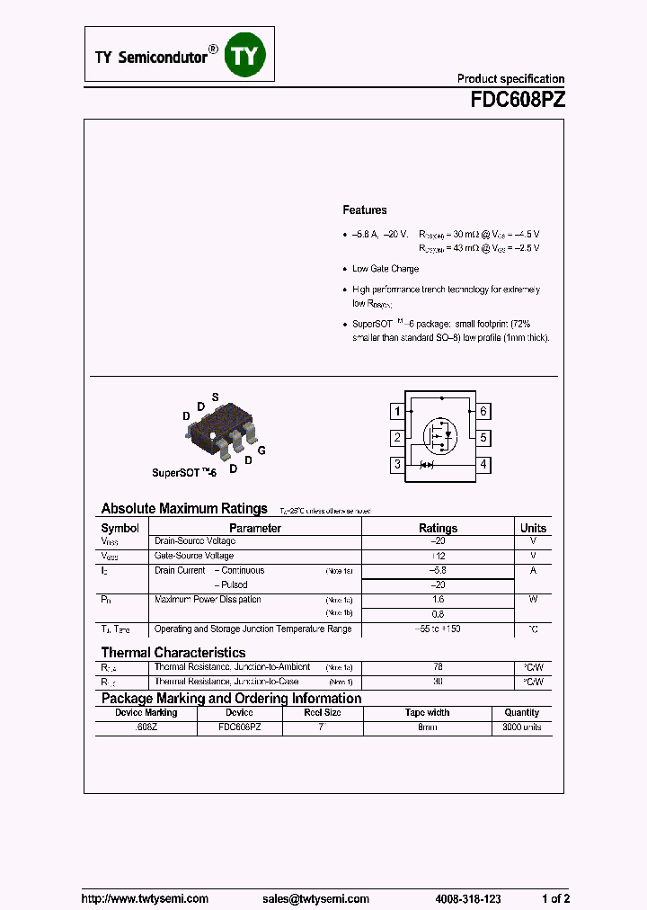 FDC608PZ_7774667.PDF Datasheet