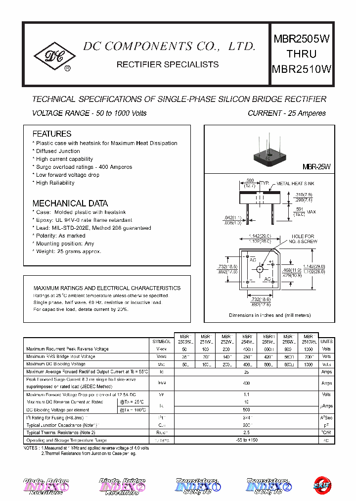 MBR252W_7766658.PDF Datasheet