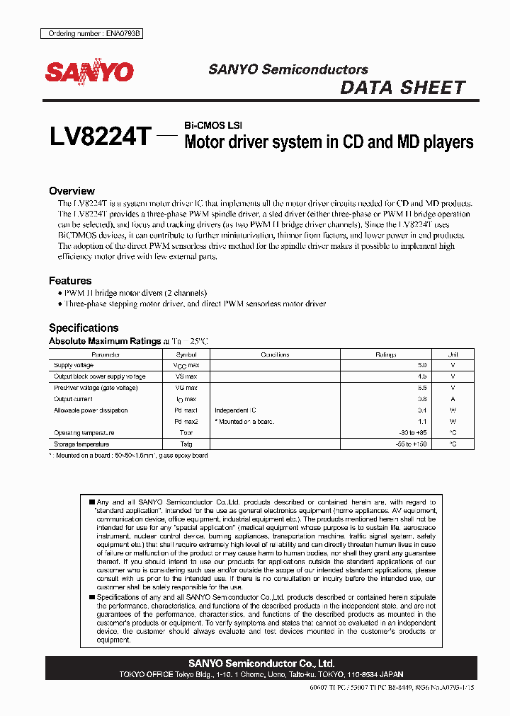 LV8224T_7781639.PDF Datasheet