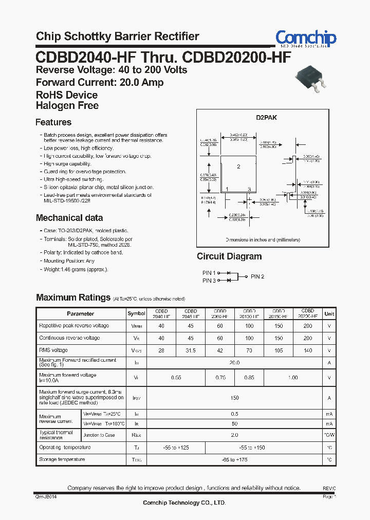 CDBD2040-HF_7793957.PDF Datasheet