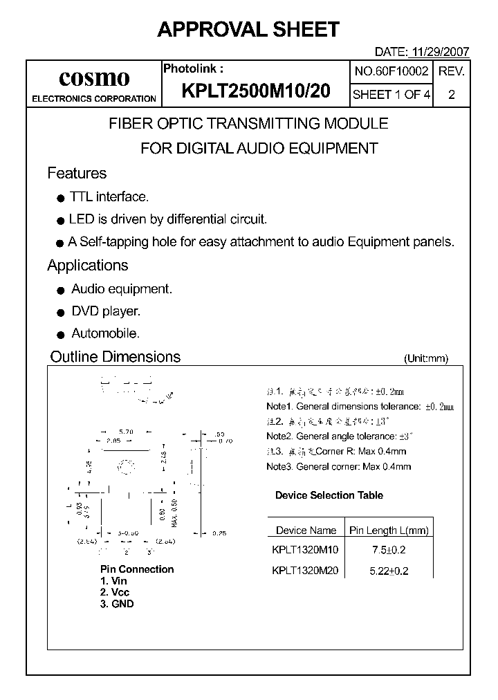 KPLT2500M1X_7822451.PDF Datasheet
