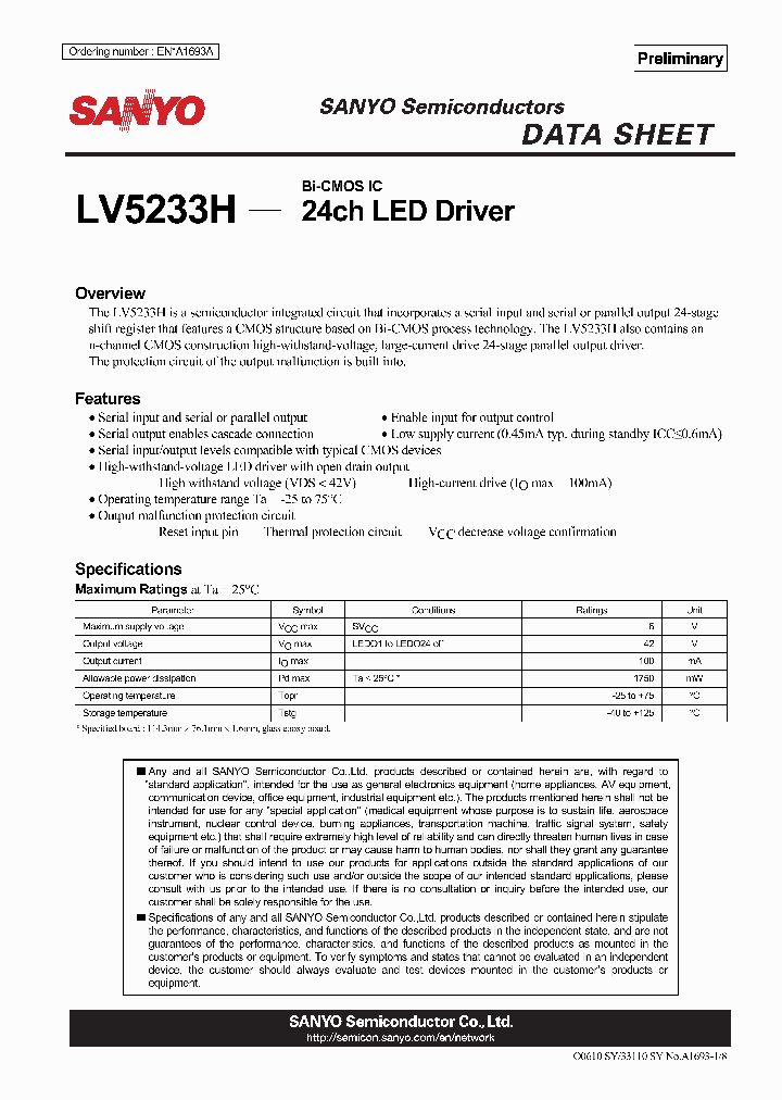 LV5233H_7829466.PDF Datasheet