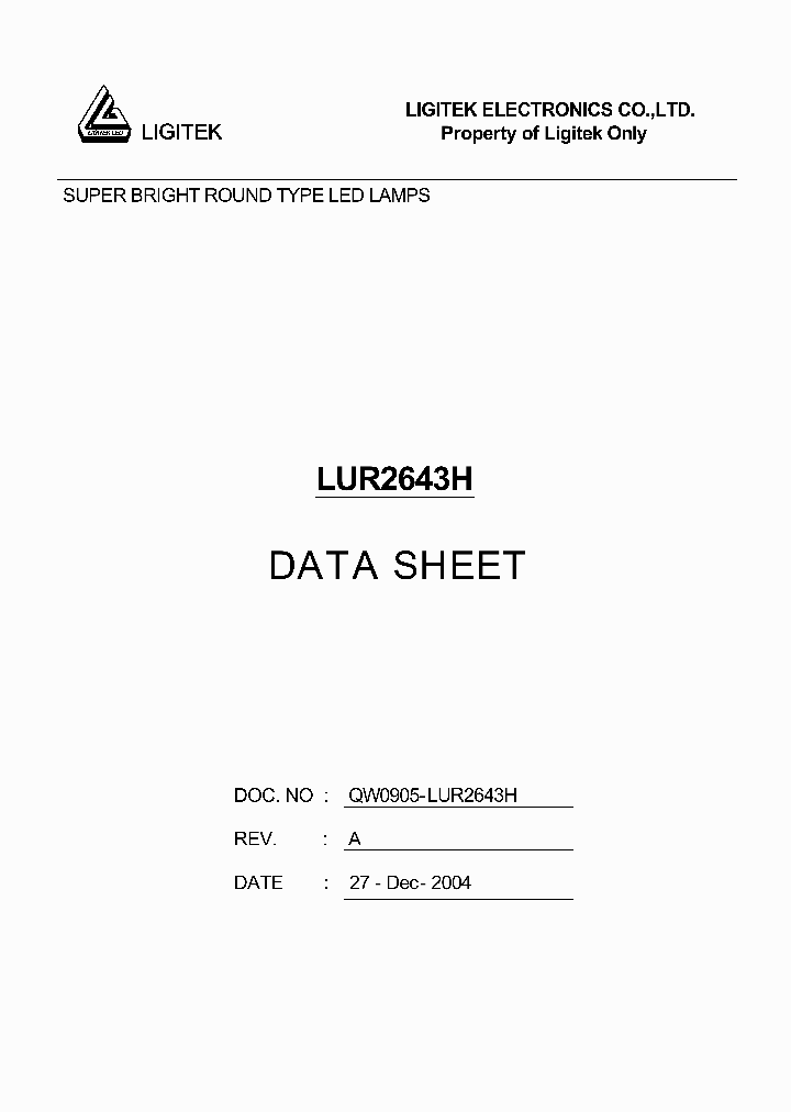 LUR2643H_7833506.PDF Datasheet