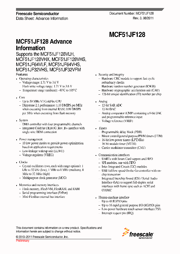 MCF51JU128VFM_7792613.PDF Datasheet