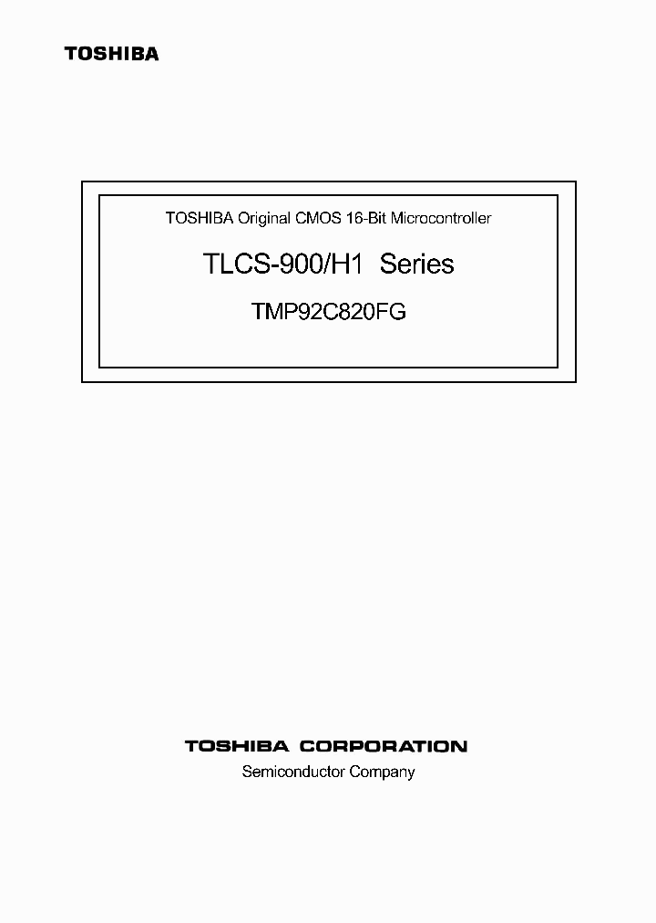 TMP92C820FG_7804112.PDF Datasheet