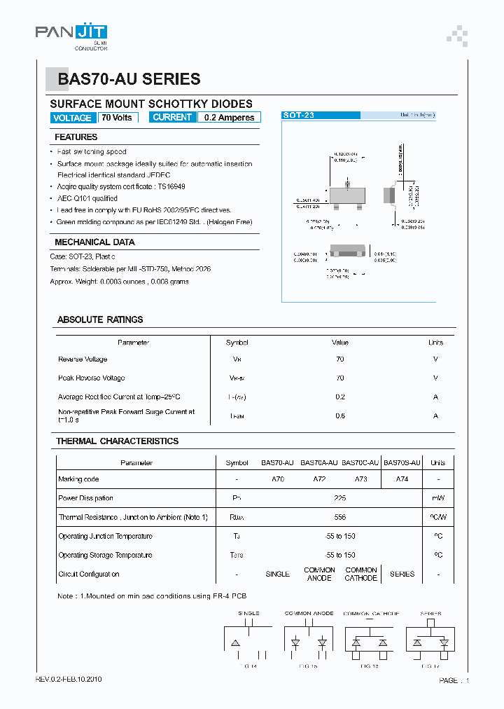 BAS70C-AU_7860240.PDF Datasheet