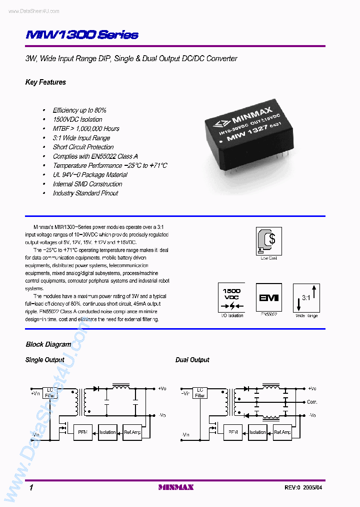 MIW132X_7769049.PDF Datasheet