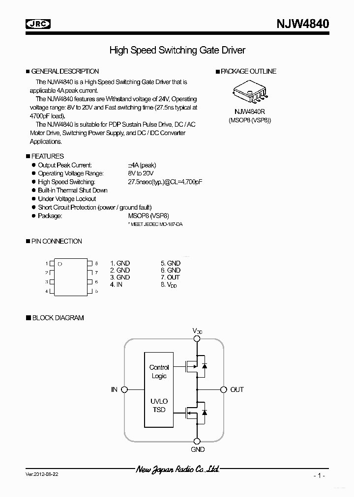 NJW4840_7769063.PDF Datasheet