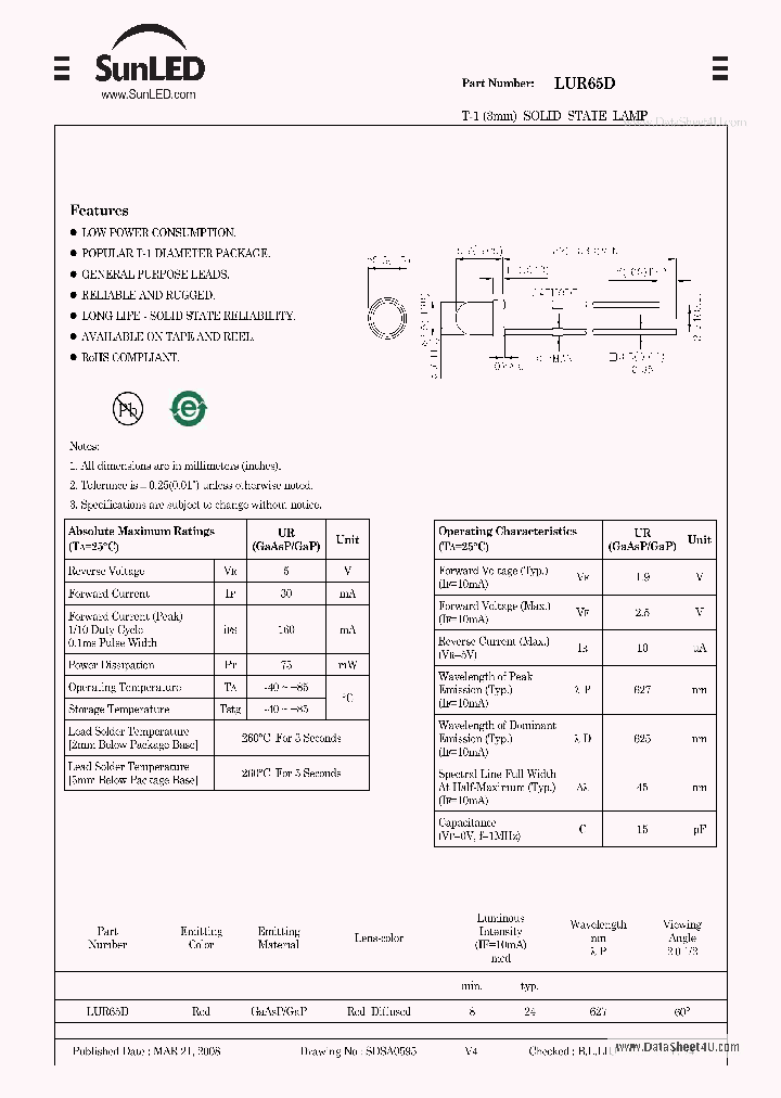 LUR65D_7763855.PDF Datasheet