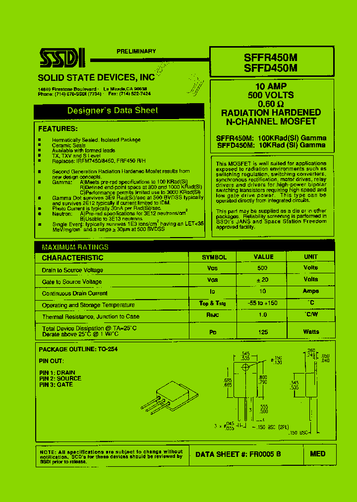 SFFD450M_7819239.PDF Datasheet