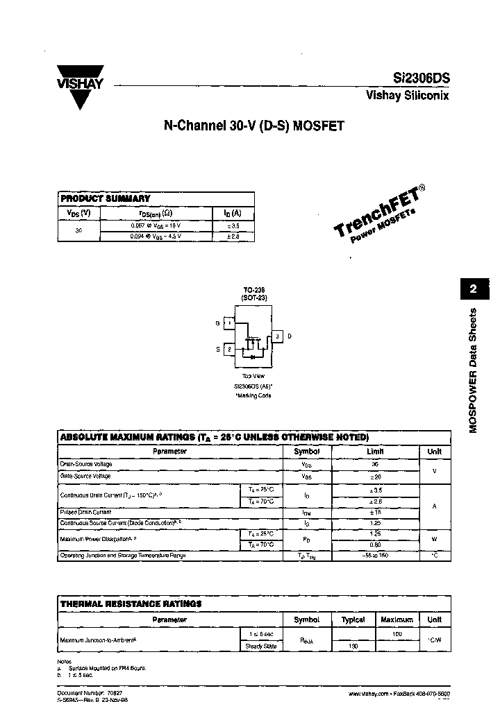 SI2306DS-E3_7830550.PDF Datasheet