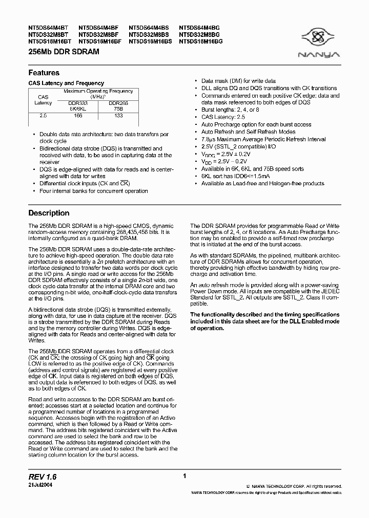 NT5DS16M16BS-6KL_7835577.PDF Datasheet