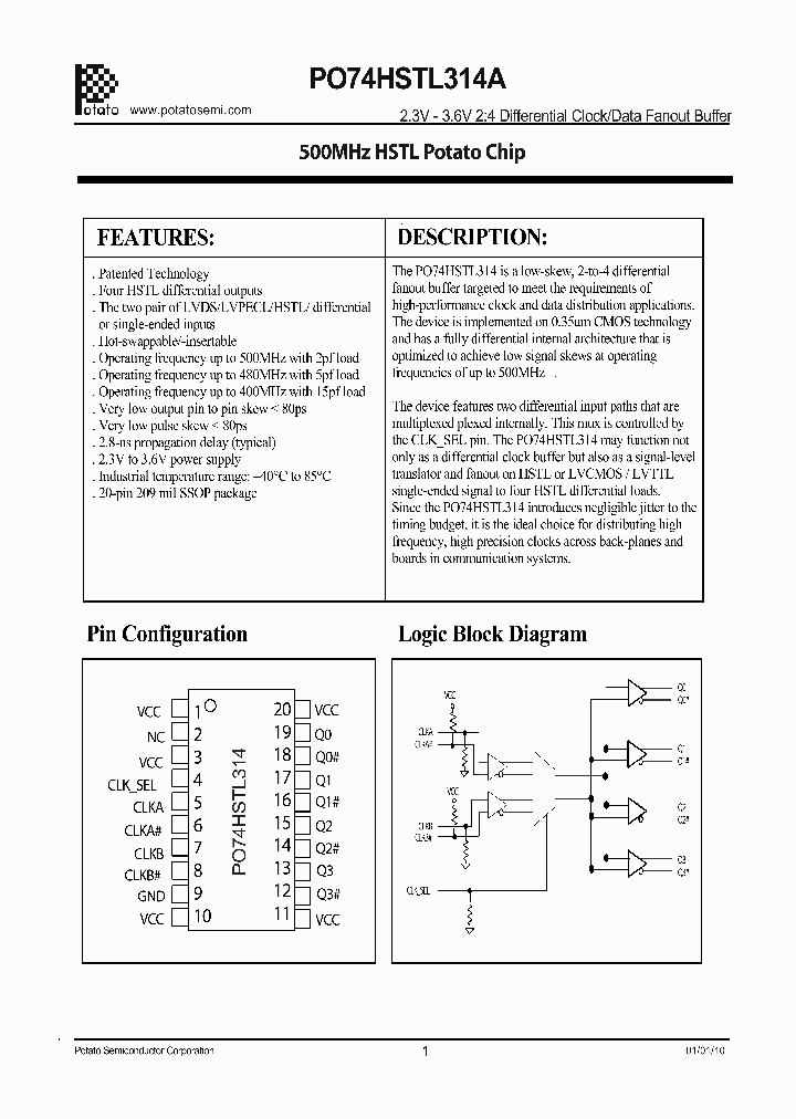 PO74HSTL314A14_7872334.PDF Datasheet