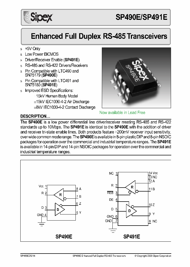 SP490ECP_7846157.PDF Datasheet