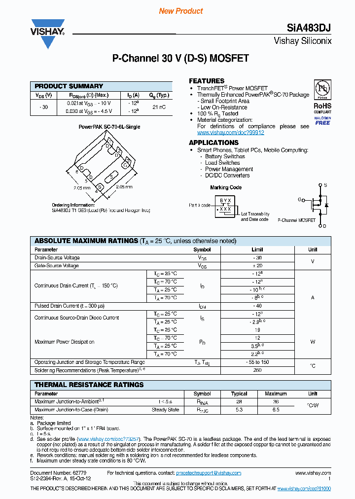 SIA483DJ_7878815.PDF Datasheet