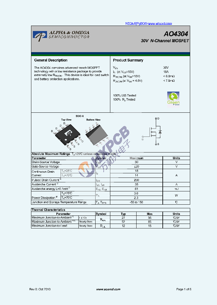 AO4304_7883027.PDF Datasheet