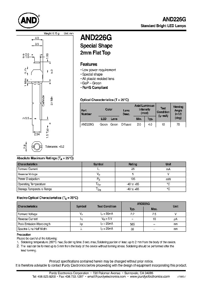 AND226G_7886387.PDF Datasheet