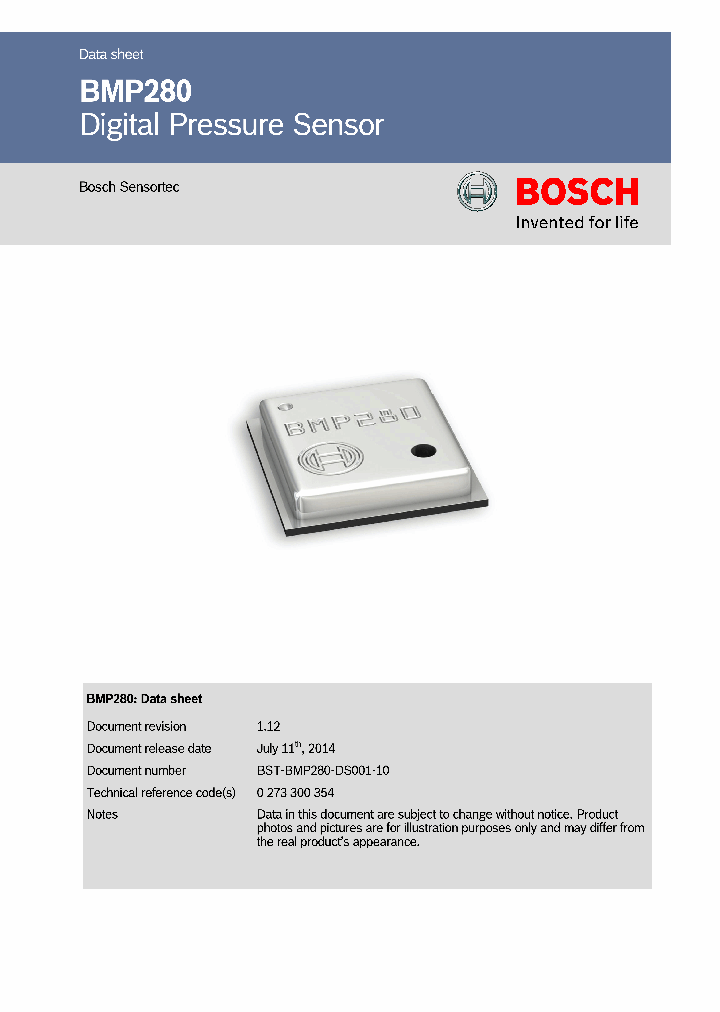 BMP280_7784025.PDF Datasheet