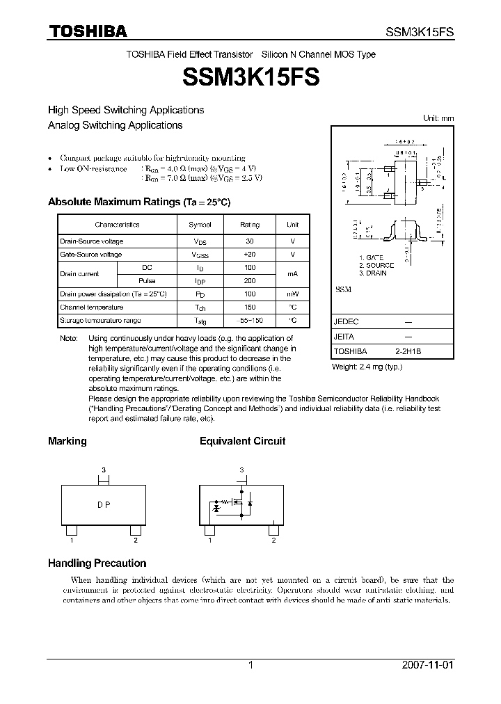 SSM3K15FST5LFT_7901009.PDF Datasheet