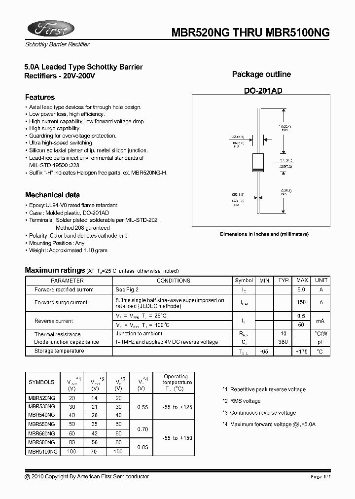 MBR580NG_7785510.PDF Datasheet