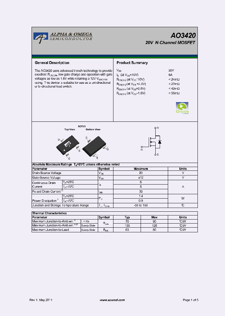 AO3420_7915008.PDF Datasheet