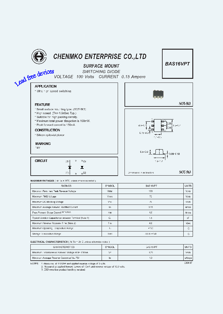 BAS16VPT_7920931.PDF Datasheet