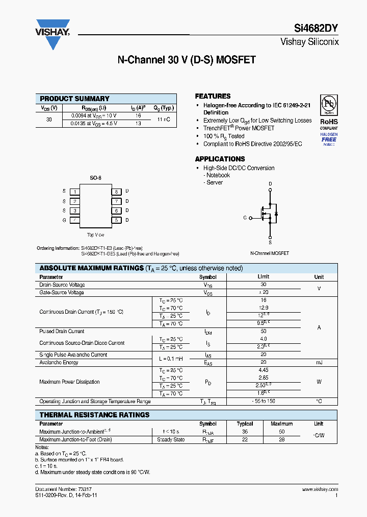 SI4682DY-T1-GE3_7919688.PDF Datasheet