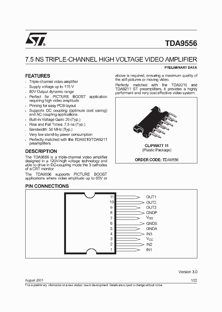TDA9556_7921897.PDF Datasheet