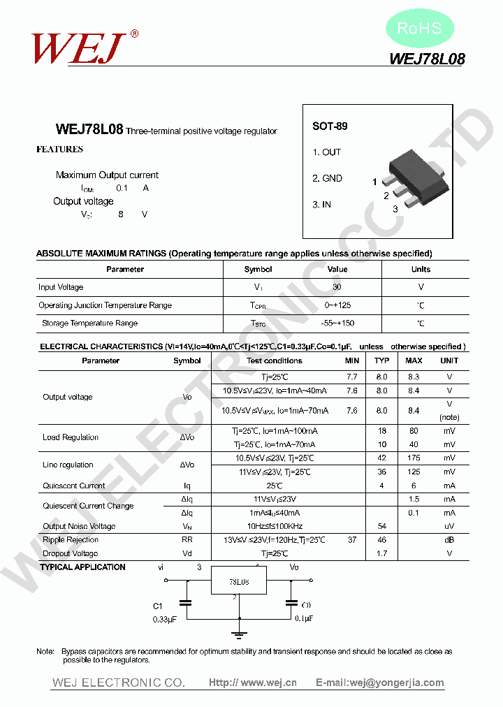 WEJ78L08-SOT-89_7922636.PDF Datasheet