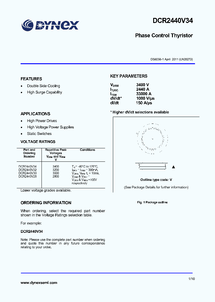 DCR2440V32_7926374.PDF Datasheet