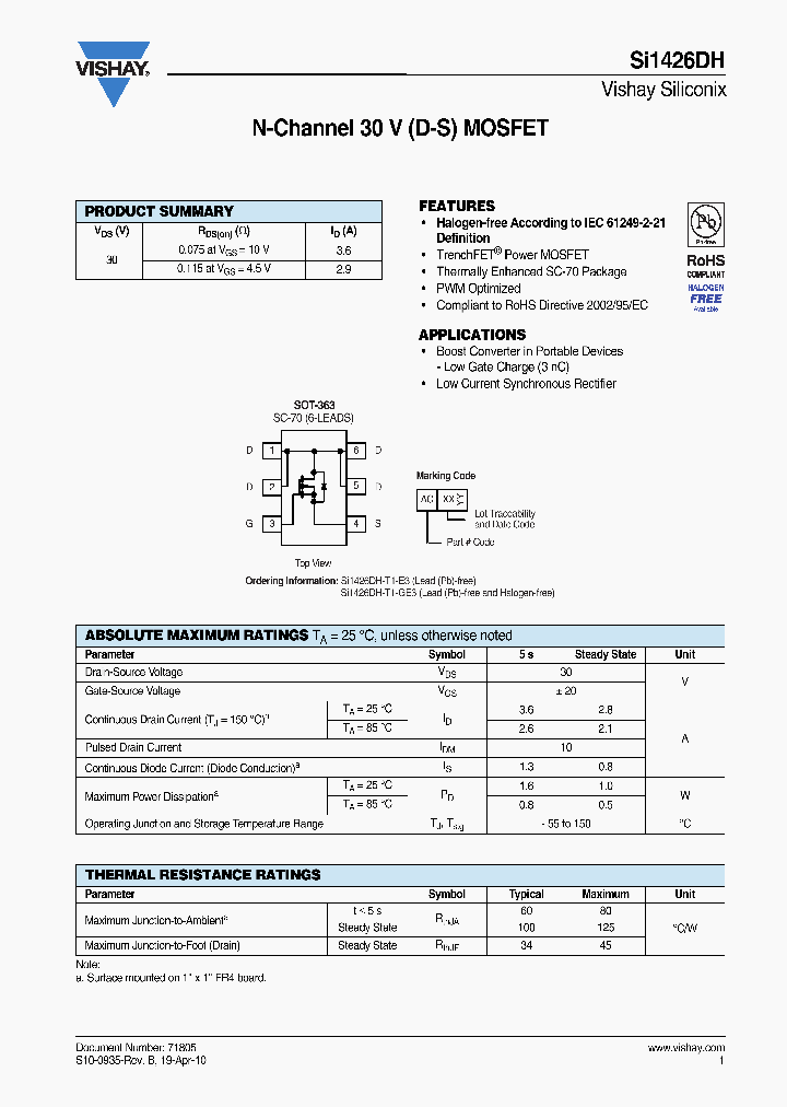 SI1426DH_7928881.PDF Datasheet