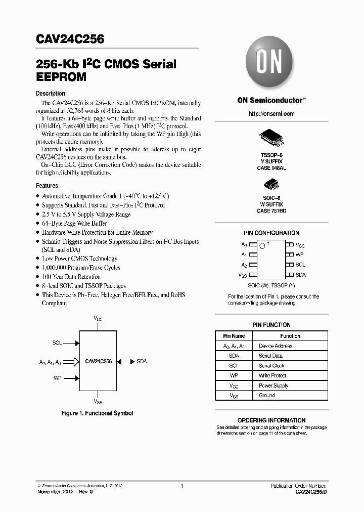 CAV24C256YE-GT3_7929164.PDF Datasheet