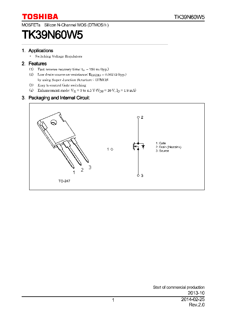 TK39N60W5_7930057.PDF Datasheet