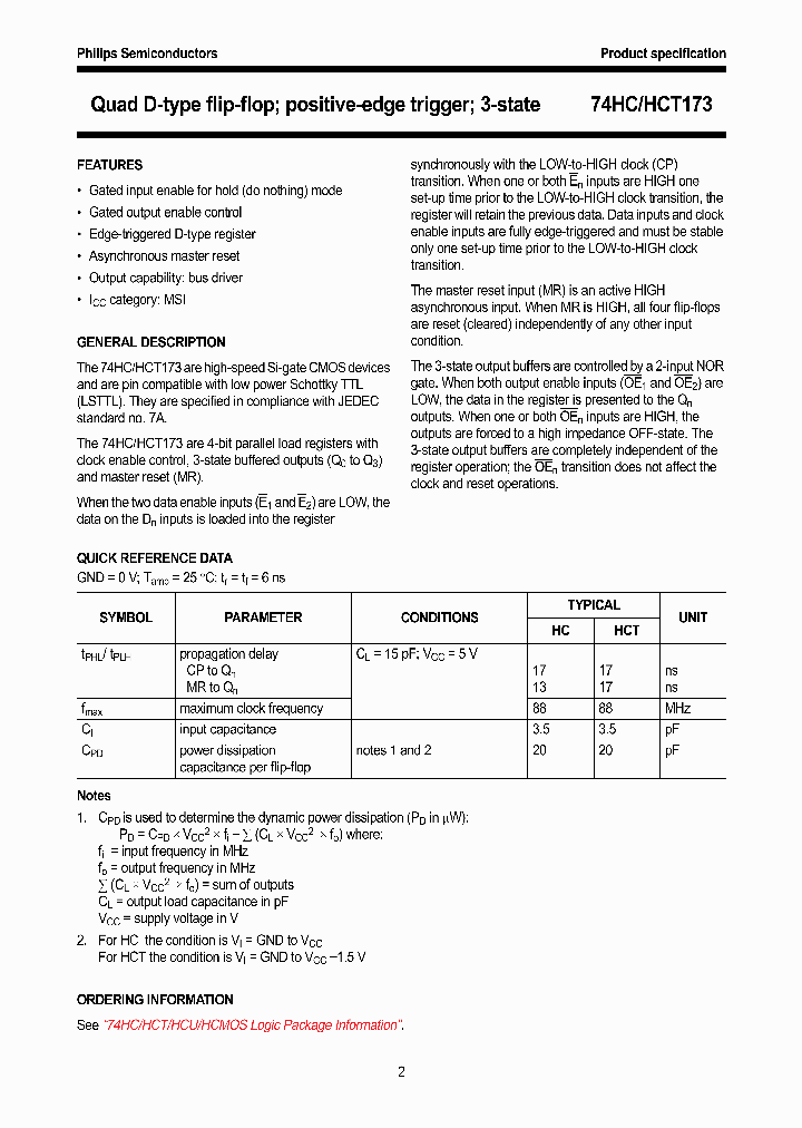 74HC173D_7942636.PDF Datasheet